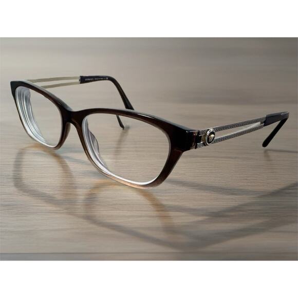 Versace Reading Glasses FRAMES ONLY Model 3220 5165 Made Italy Classic Logo RX - Picture 1 of 16
